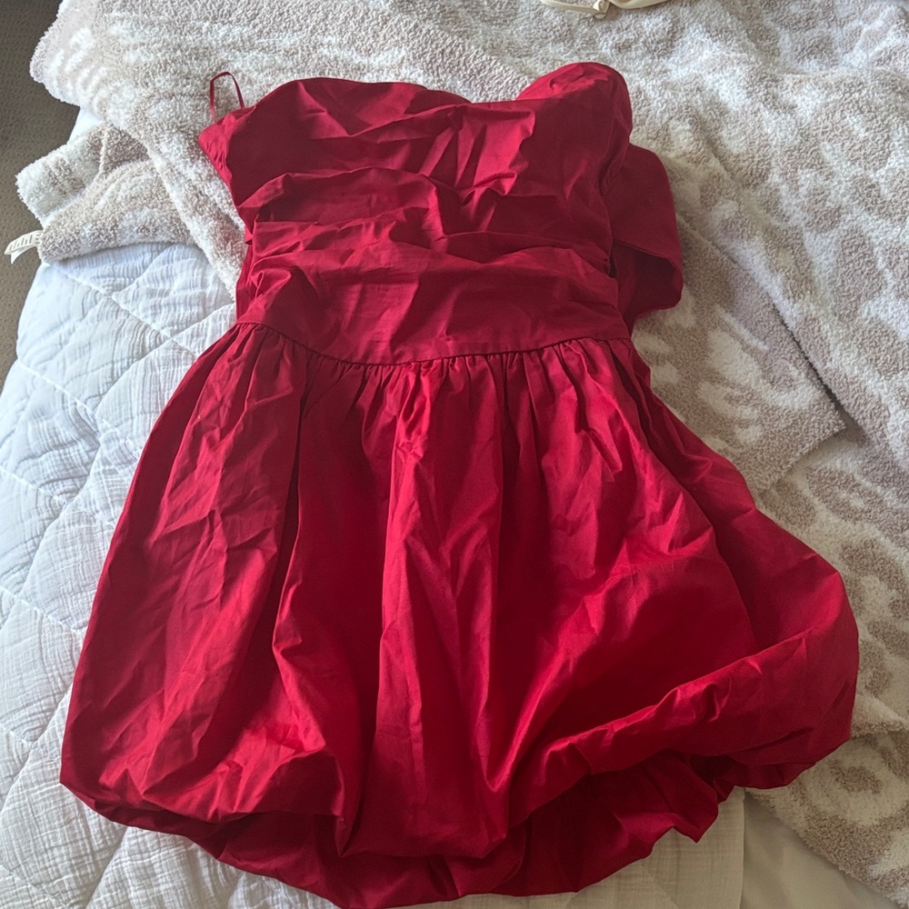 Red cupcake dress (ties in the back)